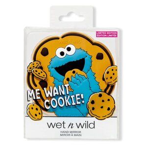 NWT WET N WILD Sesame Street Cookie Monster Hand Mirror LIMITED EDITION